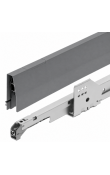 Hafele Matrix Box P Yavaşlatıcılı Kare Bordürlü Çekmece Seti 400 mm Antrasit
