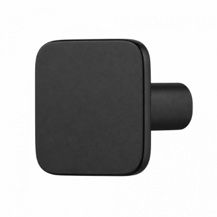 Hafele Deco H2385 Düğme Kulp 27×27 mm Mat Siyah