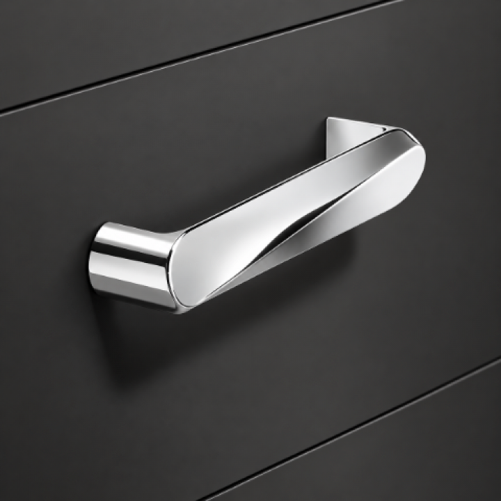 Hafele Deco H2390 Akslı Kulp 128 mm Krom Parlak