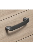 Hafele Deco H2395 Akslı Kulp 128 mm Füme