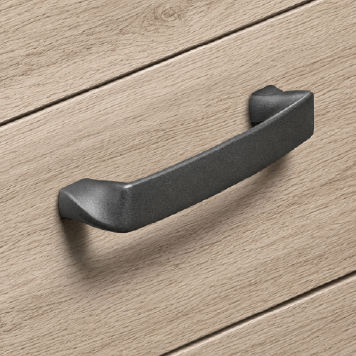 Hafele Deco H2395 Akslı Kulp 128 mm Füme