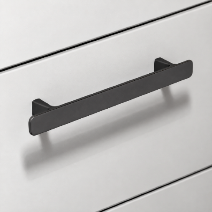 Hafele Deco H2115 Akslı Kulp 320 mm Mat Siyah