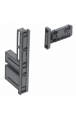 Hafele SLIM BOX İç Çekmece Ön Panel Bağlantısı H90 Antrasit