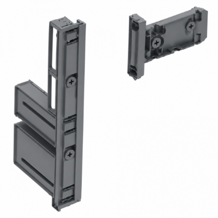 Hafele SLIM BOX İç Çekmece Ön Panel Bağlantısı H175 Antrasit