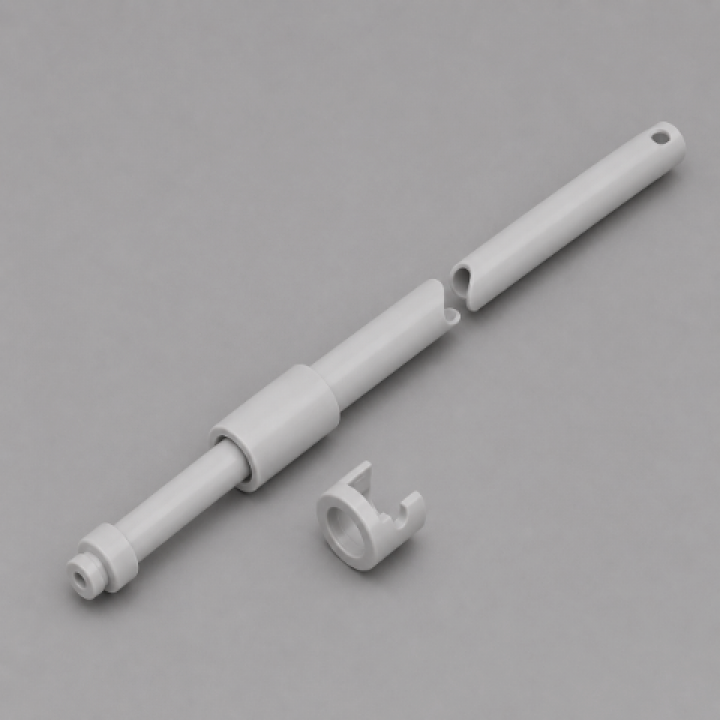 Hafele Matrix Box P Yuvarlak Yan Bordür 500 mm Gri