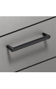 Hafele Deco H2125 Akslı Kulp 96 mm Antik Siyah