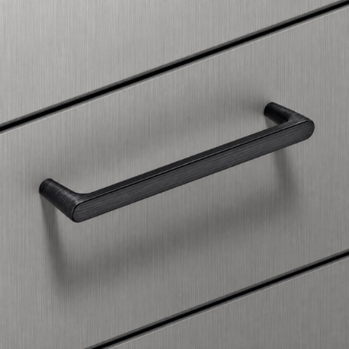 Hafele Deco H2125 Akslı Kulp 96 mm Antik Siyah