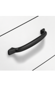 Hafele Deco H2180 Akslı Kulp 96 mm Mat Siyah