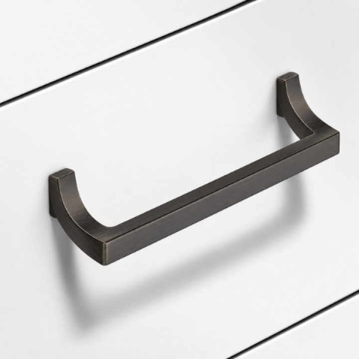 Hafele Deco H2190 Akslı Kulp 160 mm Mat Siyah