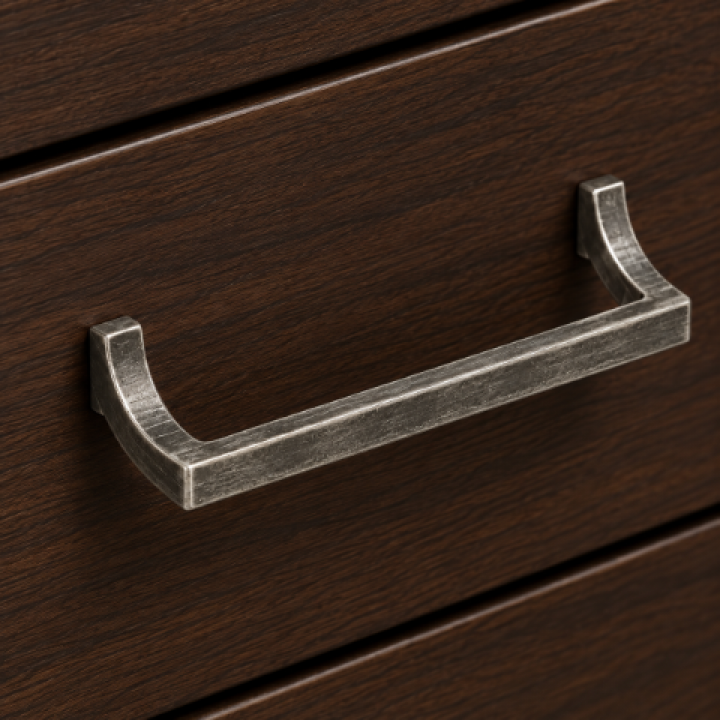 Hafele Deco H2190 Akslı Kulp 160 mm Antik Gümüş