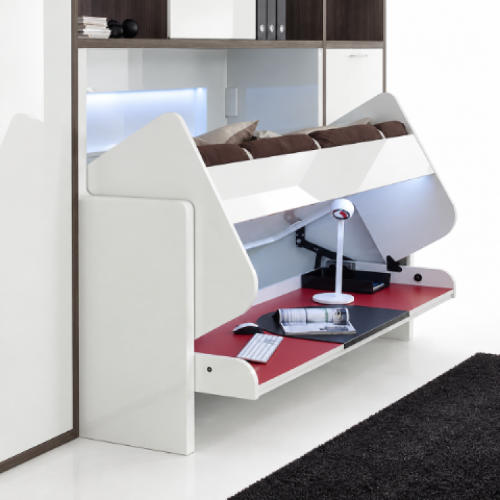 Hafele TAVOLETTO Katlanır Yatak ve Masa Mekanizması 900 × 2000 mm Paslanmaz Çelik