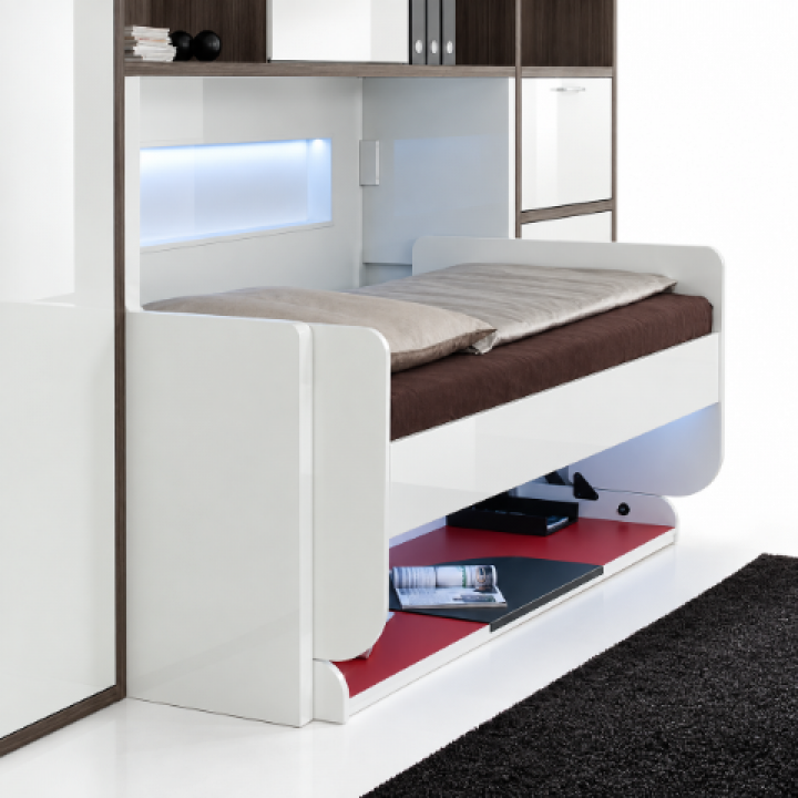 Hafele TAVOLETTO Katlanır Yatak ve Masa Mekanizması 900 × 2000 mm Paslanmaz Çelik