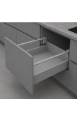 Hafele Matrix Box P Plus Yuvarlak Yatay Bordür 1200 mm Antrasit