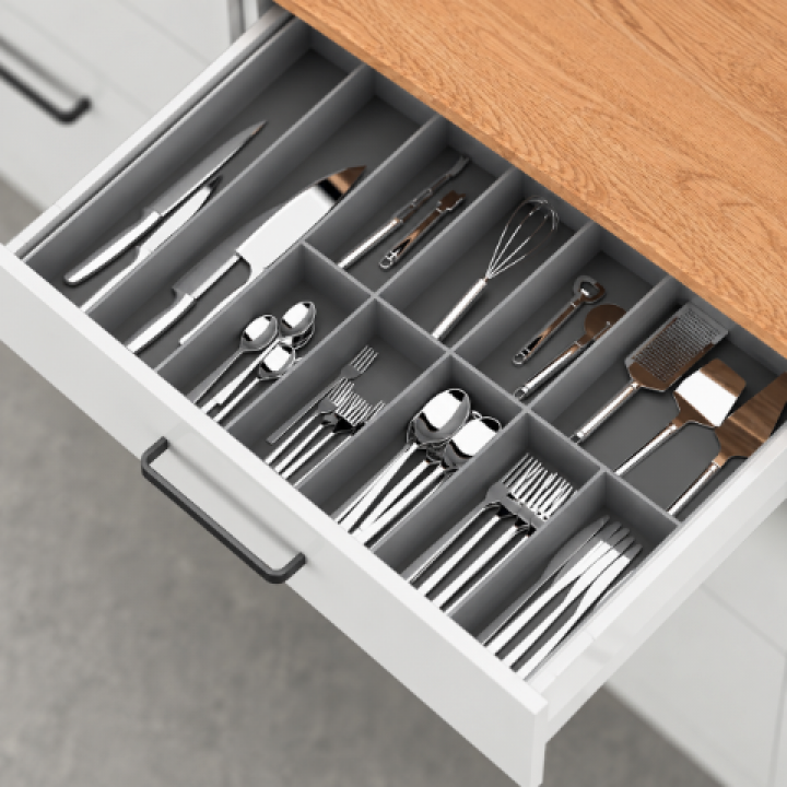 Hafele Matrix Extra DD Çekmece İçi Separatör 60 × 1100 mm Gri