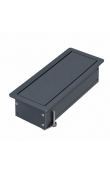 Hafele ODIN GRANDE Bas-Aç Priz Sistemi 2 x Priz + 1 x UPS + 1 x CAT6 + 1 x CAT3 + 1 x USB-A + 1 x USB-C + 1 x HDMI Antrasit