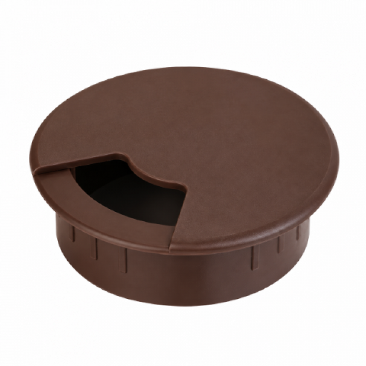 Hafele MİNO Yuvarlak Kablo Kapağı Ø60 mm Kahverengi
