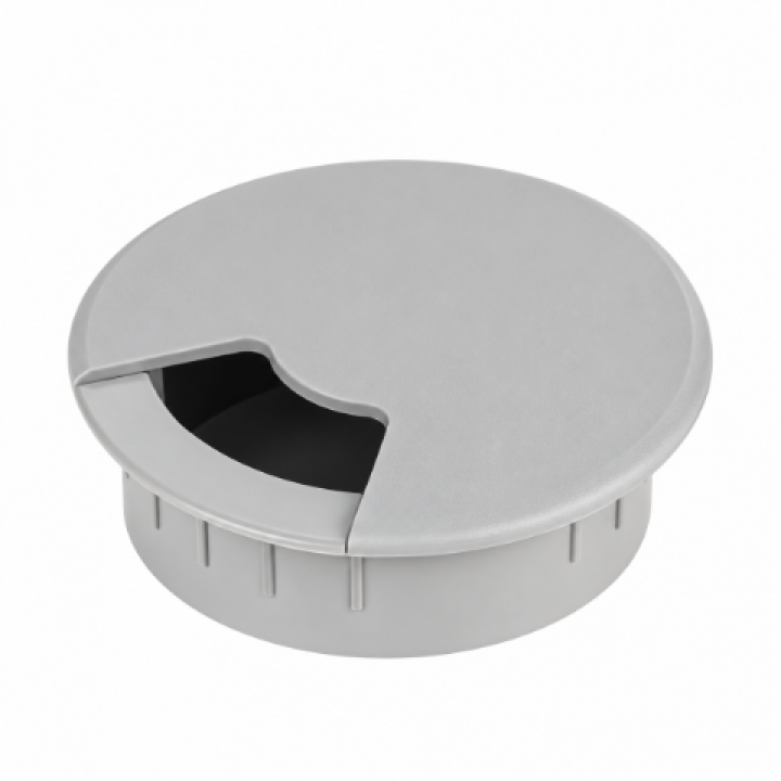 Hafele MİNO Yuvarlak Kablo Kapağı Ø60 mm Gri