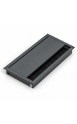 Hafele EXIT Dikdörtgen Kablo Kapağı 100 x 200 mm Antrasit