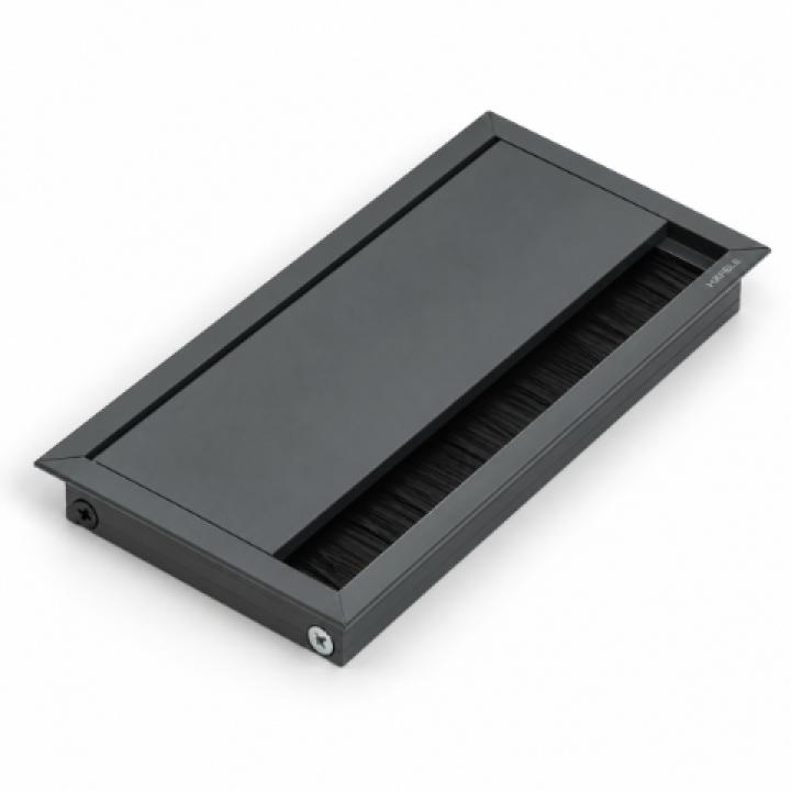 Hafele EXIT Dikdörtgen Kablo Kapağı 100 x 200 mm Antrasit