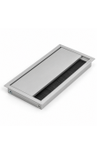 Hafele EXIT Dikdörtgen Kablo Kapağı 100 x 200 mm Mat Eloksal