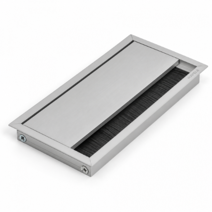 Hafele EXIT Dikdörtgen Kablo Kapağı 100 x 200 mm Mat Eloksal