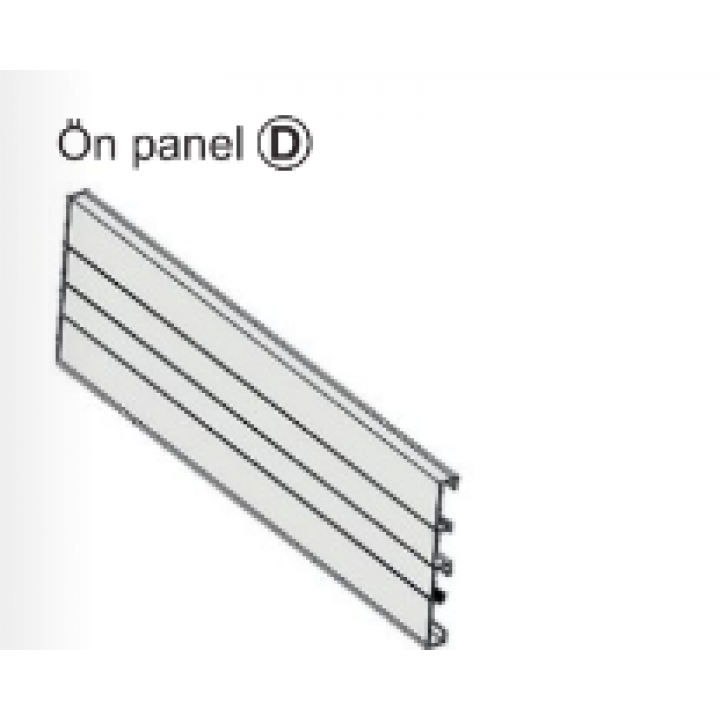 Hafele SLIM BOX İç Çekmece Ön Paneli 1000 mm Antrasit