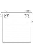 Hafele MATRIX UMS30 Gizli Ray Tam Açılım Yavaşlatıcılı 350 mm