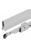 Hafele Matrix Box P Çift Yanaklı Çekmece Sistemi 450 mm Gri