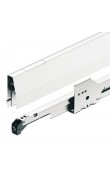 Hafele Matrix Box P Çift Yanaklı Çekmece Sistemi Bas-Aç Yavaşlatıcılı 500 mm Beyaz