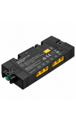 Hafele Loox5 Dönüştürücü 24 V - 12 V 6 Çıkışlı Siyah