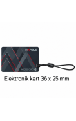Hafele HORIZON PP2501W Akıllı Kapı Kilidi Siyah