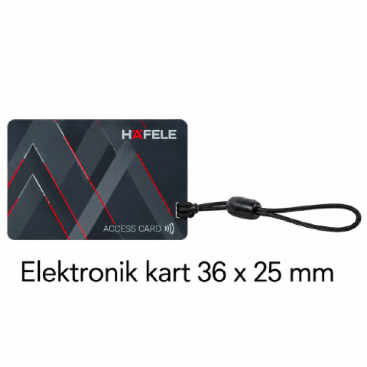 Hafele HORIZON PP2501W Akıllı Kapı Kilidi Siyah