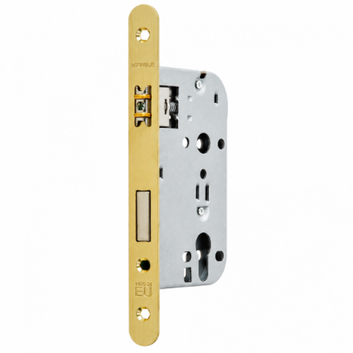 Hafele H50.03 Çarpma Kapı Kilidi, Barelli (PC) 50/20 mm Parlak Altın