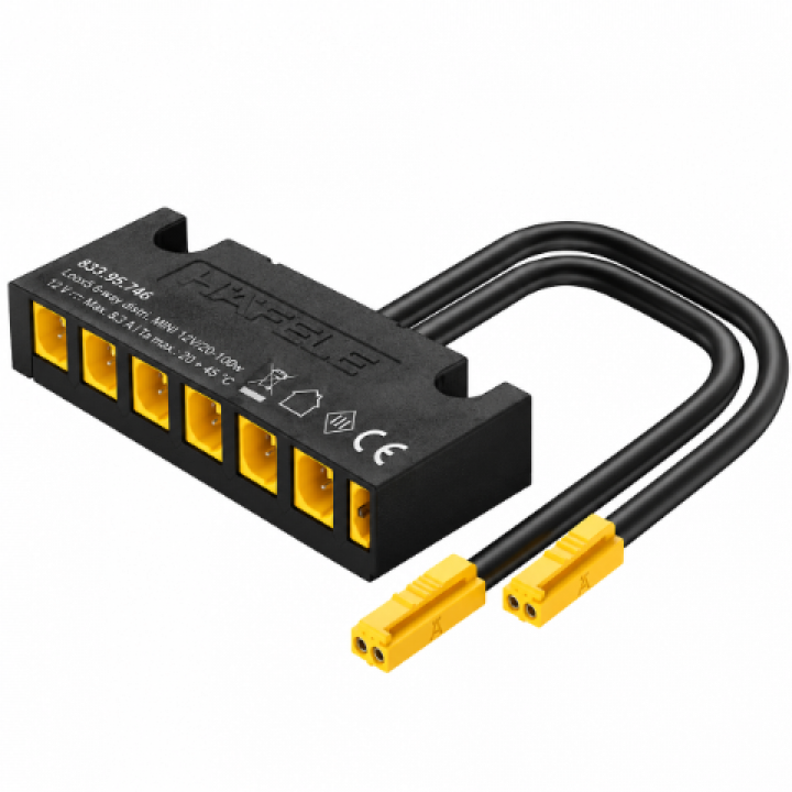 Hafele Loox5 Multi-Beyaz Adaptör 12 V 60 W Siyah