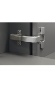 Hafele Metalla 510 A/SM Yavaşlatıcılı Sabit Kapak Menteşesi 110° Nikel