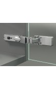 Häfele Metalla 510 A/SM Yavaşlatıcılı Metal, Seramik ve Kompozit Kapak Düz Menteşe 110° Nikel