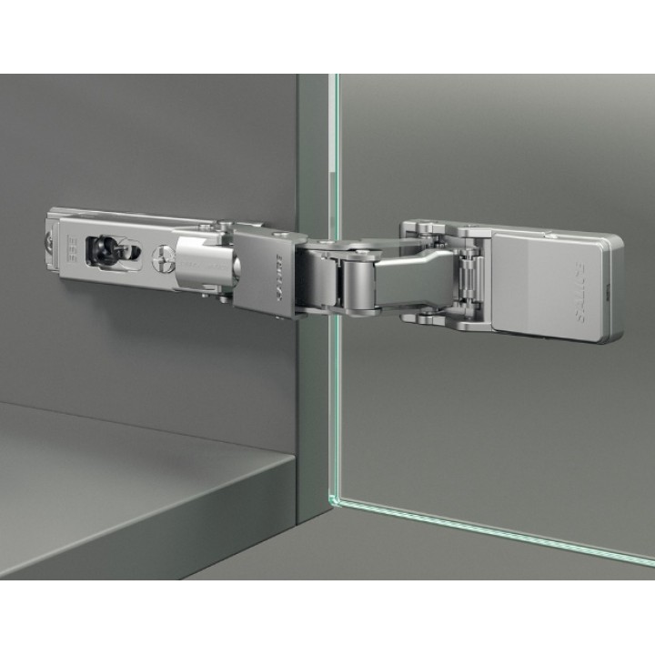 Häfele Metalla 510 A/SM Yavaşlatıcılı Metal, Seramik ve Kompozit Kapak Düz Menteşe 110° Nikel