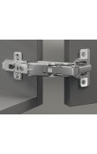 Hafele Metalla 510 K SM Yavaşlatıcılı Vidalı Montaj Düz Robot Menteşe 155° Nikel