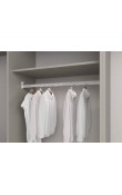 Hafele Dress Lıne Led Işıklı Askı Borusu Pilli, Hareket Sensörlü Krom Parlak 4000 K 562 mm