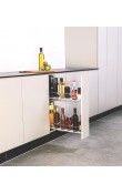 Hafele Neva Şişelik 150 mm Sağ Antrasit Renk