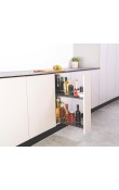 Hafele Neva Plus Şişelik 150 mm Sol Antrasit Renk