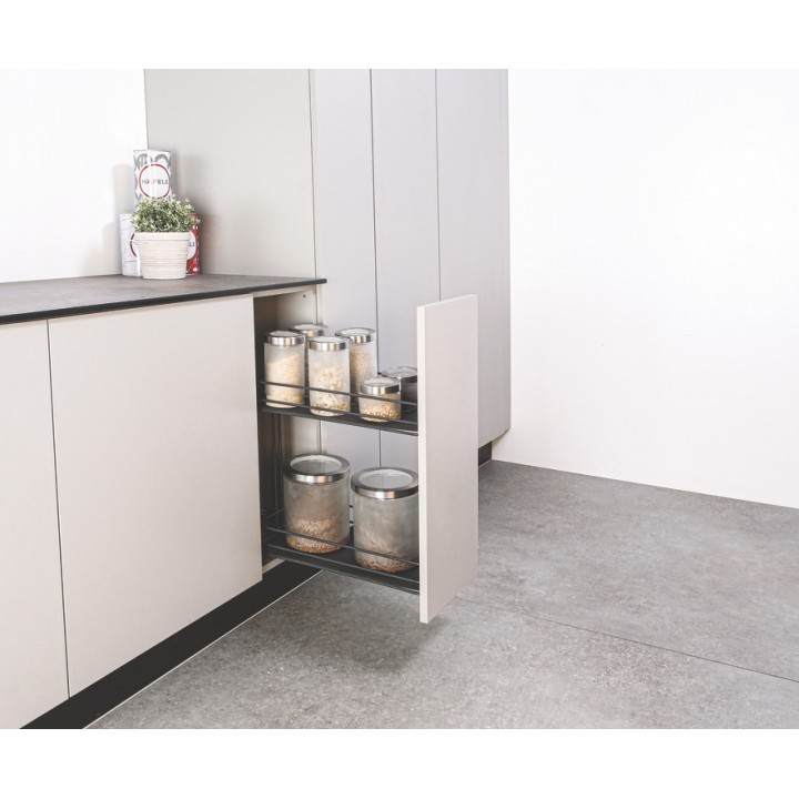 Hafele Nante Plus Şişelik 300 mm Sağ Antrasit Renk