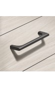 Hafele Deco H2530 Akslı Kulp 160 mm Mat Siyah