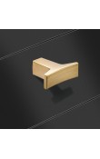 Hafele Deco H2545 Düğme Kulp 40 × 14 mm Mat Altın