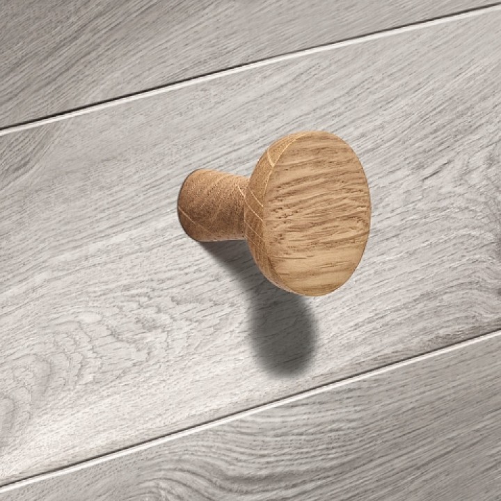 Hafele Deco H2570 Düğme Kulp 32 mm Doğal Meşe