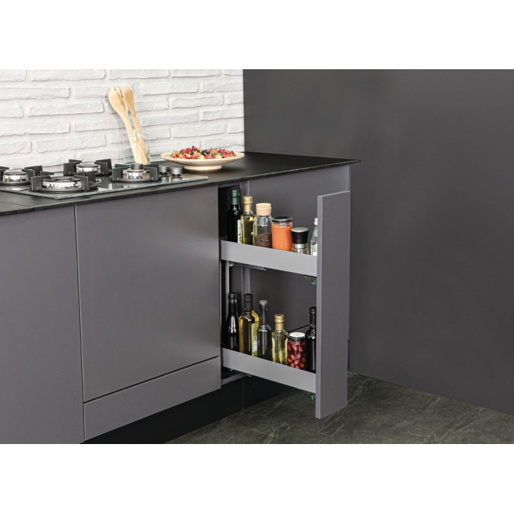 Hafele K-Line Şişelik 150 mm Gümüş Gri Renk