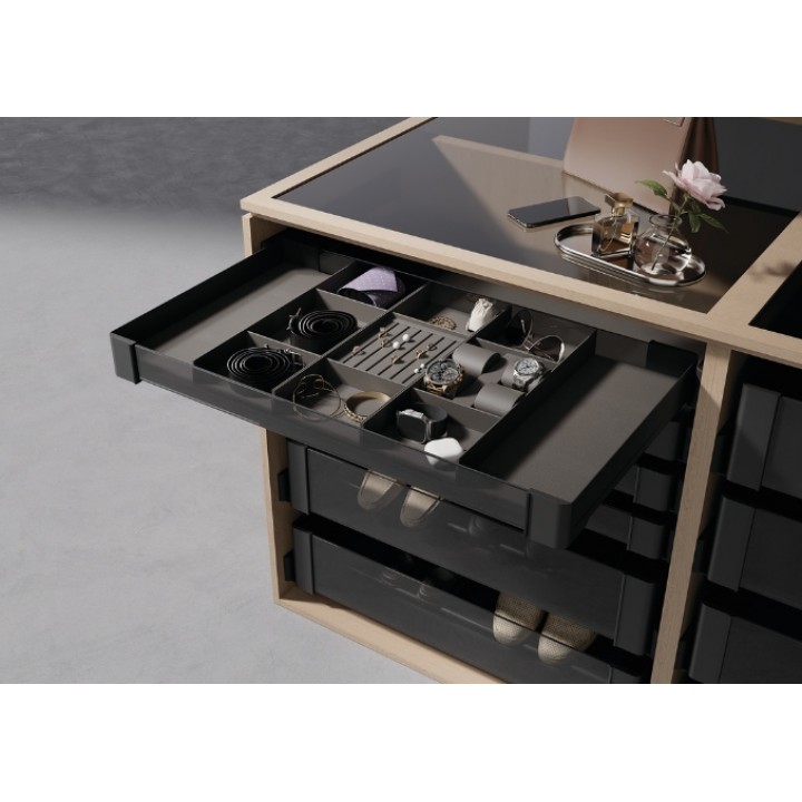 Hafele Kesseböhmer Conero Deri Organizer İç Çekmece 800–860 mm Vizon