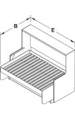 Hafele TAVOLETTO Katlanır Yatak ve Masa Mekanizması 900 × 2000 mm Paslanmaz Çelik