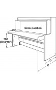 Hafele TAVOLETTO Katlanır Yatak ve Masa Mekanizması 900 × 2000 mm Paslanmaz Çelik