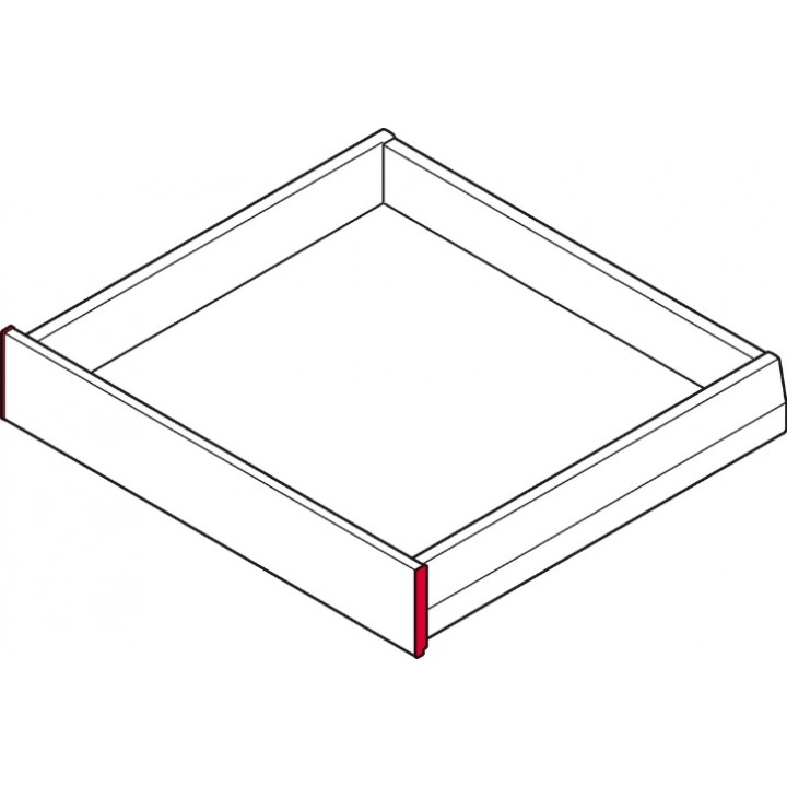 Hafele Matrix Box P İç Çekmece Ön Panel Tutucu 92 mm Antrasit